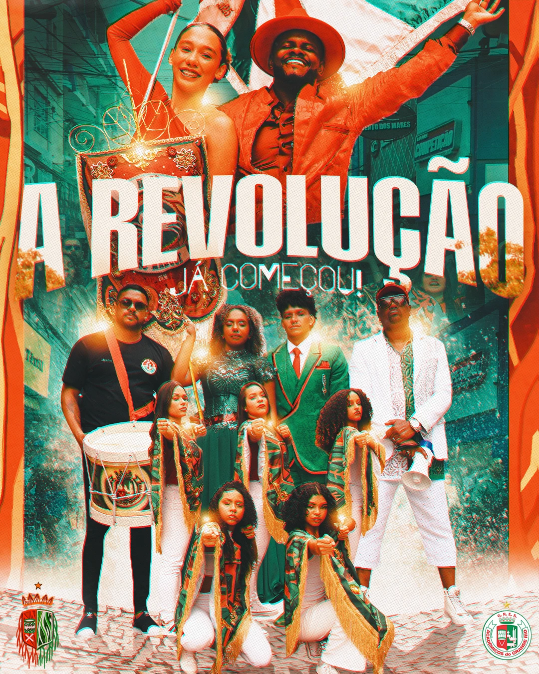 Arte de Luís Felipe Benitez — Grande Rio · Carnaval 2026